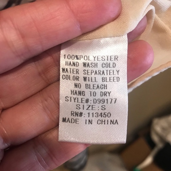 Lulumari Watercolor Print Dress Size Small - Picture 6 of 6